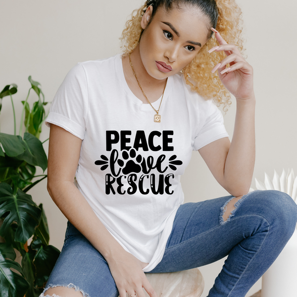 Peace Love Rescue T-Shirt