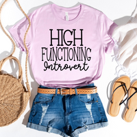 High Functioning Introvert T-Shirt