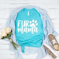 Fur Mama Paw Print T-shirt