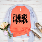 Fur Mama Paw Print T-shirt