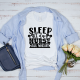 Sleep All Day, Nurse All Night T-Shirt